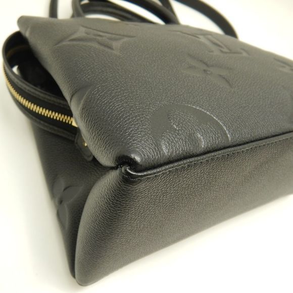 Louis Vuitton Petit Palais PM Monogram Implant Handbag Black - Picture 7 of 8